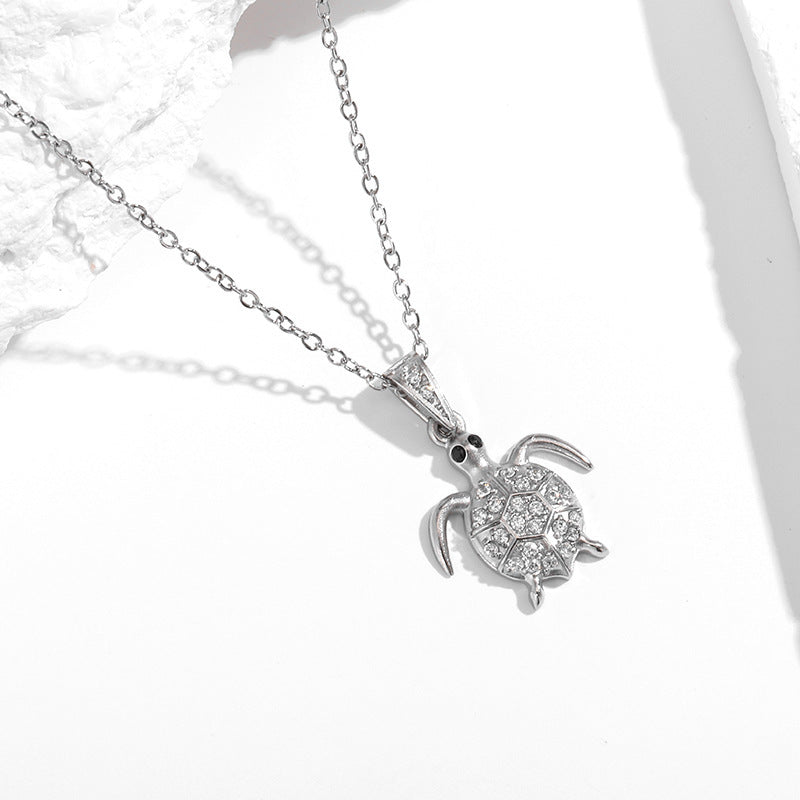 Gold Ocean Pendant Gold Necklace