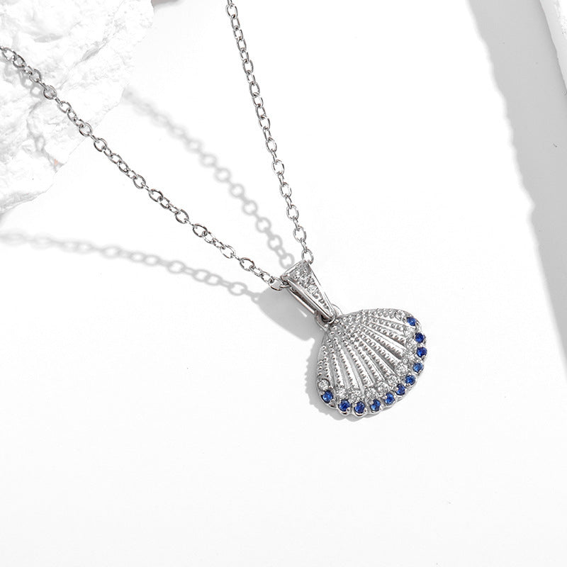 Gold Ocean Pendant Gold Necklace